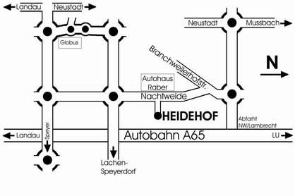 Karte zum Heidehof